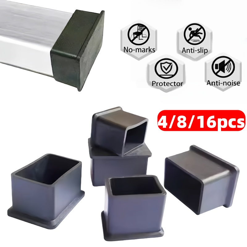 Furniture Hardware Legs - 4/8/16 pçs pvc cadeira perna tampões