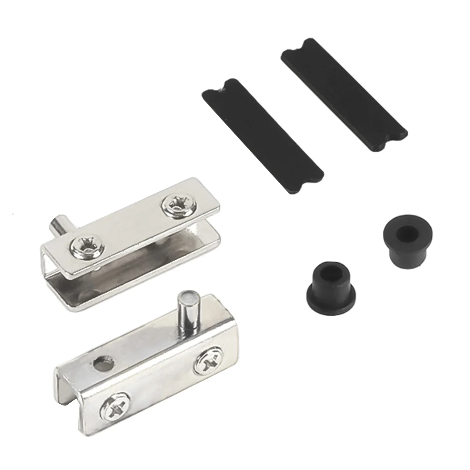 Furniture Rotating Hardware - Dobradiça pivô de vidro, 2 peças,