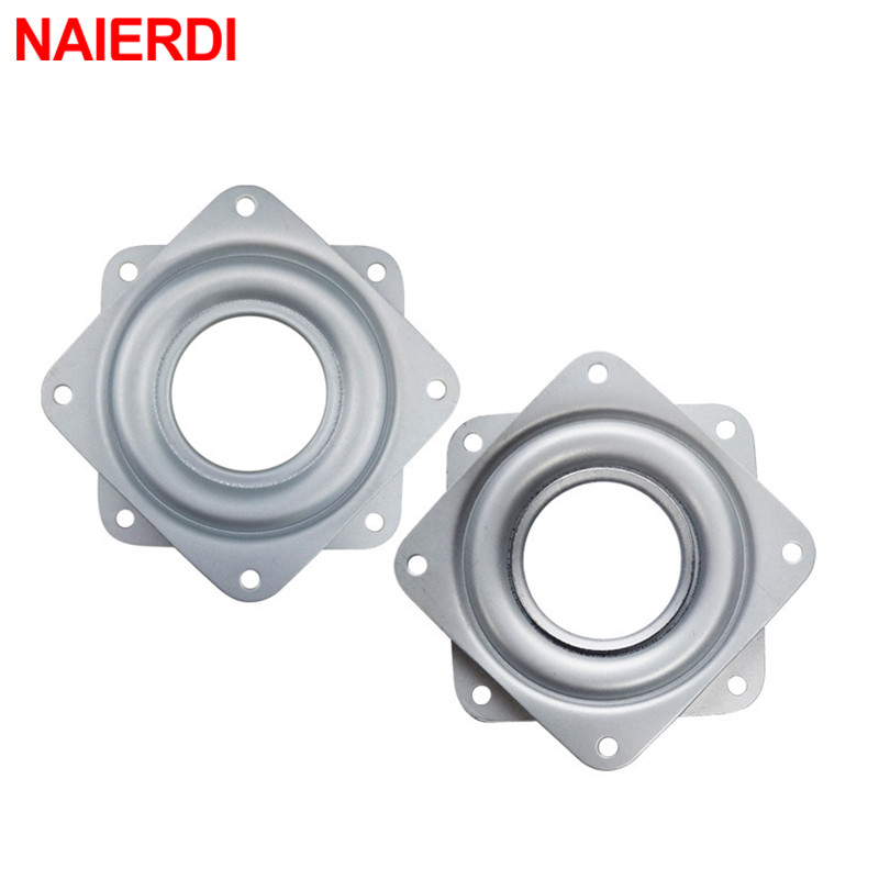 Furniture Rotating Hardware - Naierdi-placas giratórias para móveis, 3 polegadas,