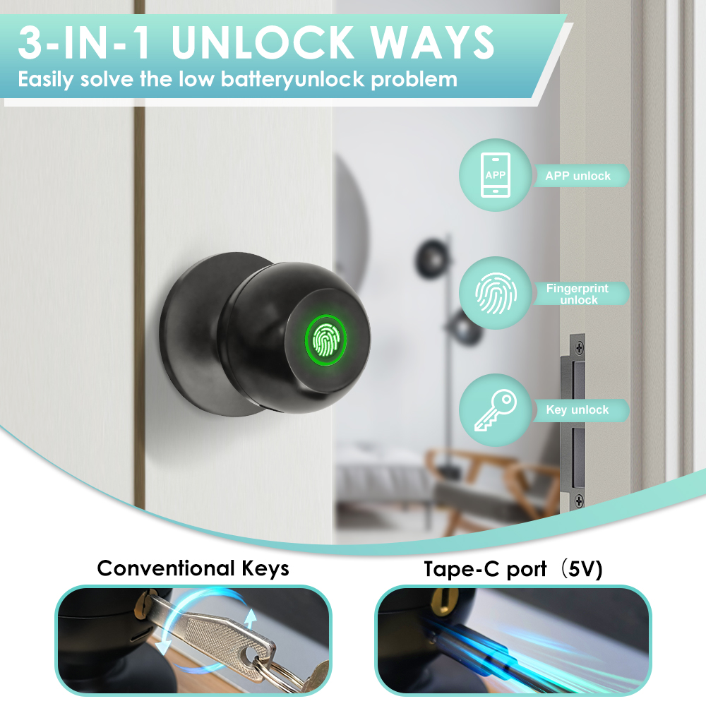 Tuya fechadura eletrônica inte - Door Handle Bar avaliação e preço