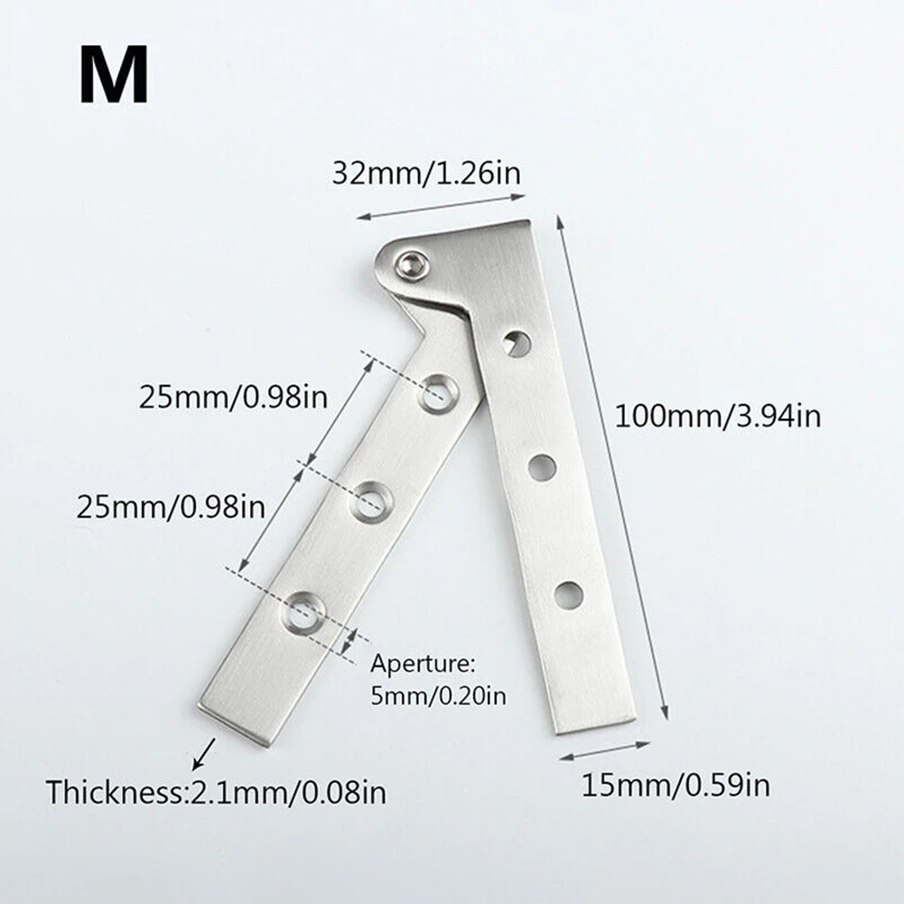 1 pçs dobradiça de porta de aç - Furniture Rotating Hardware avaliação e preço