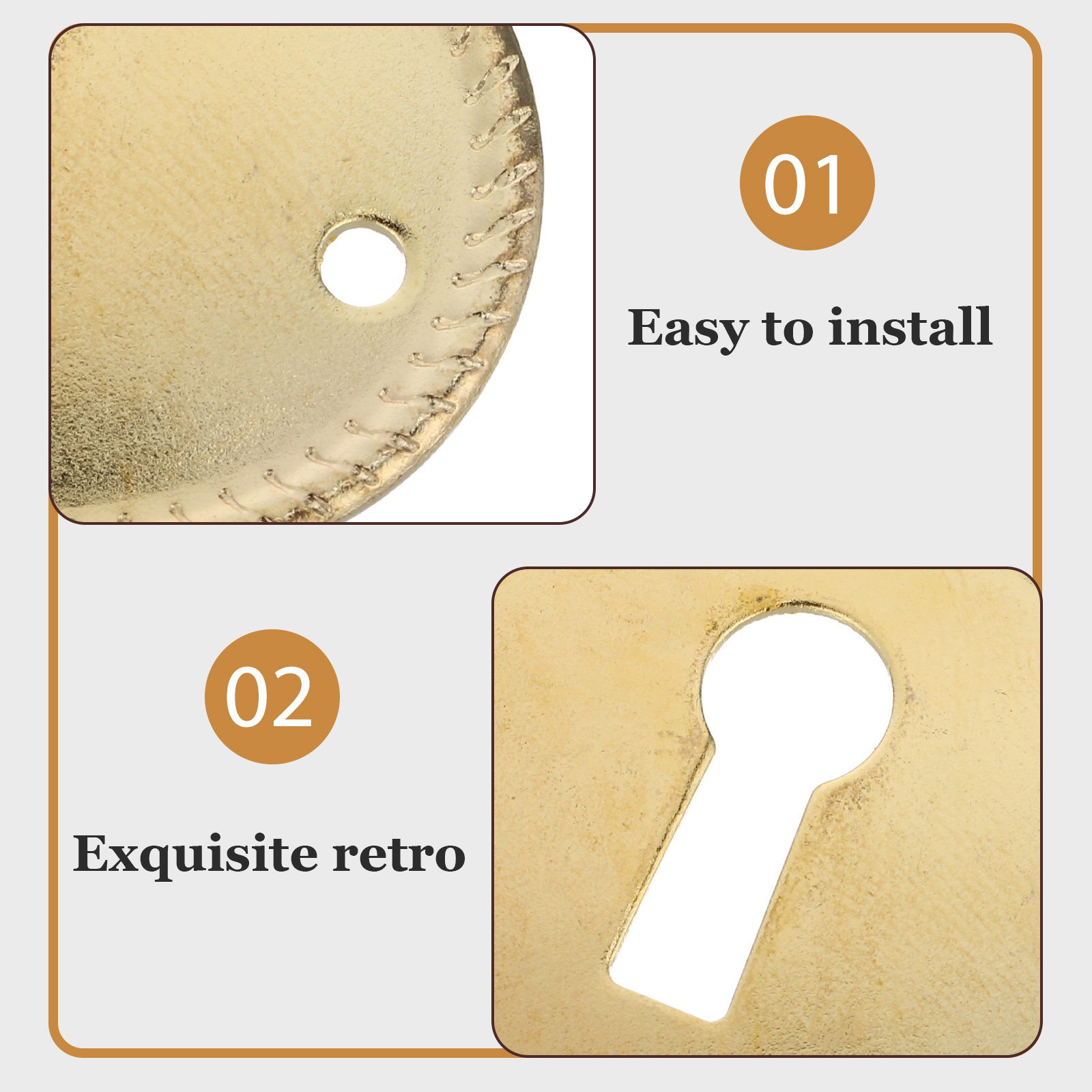 20 Peças de Tampa de Furo Oval - Furniture Hardware Covers avaliação e preço