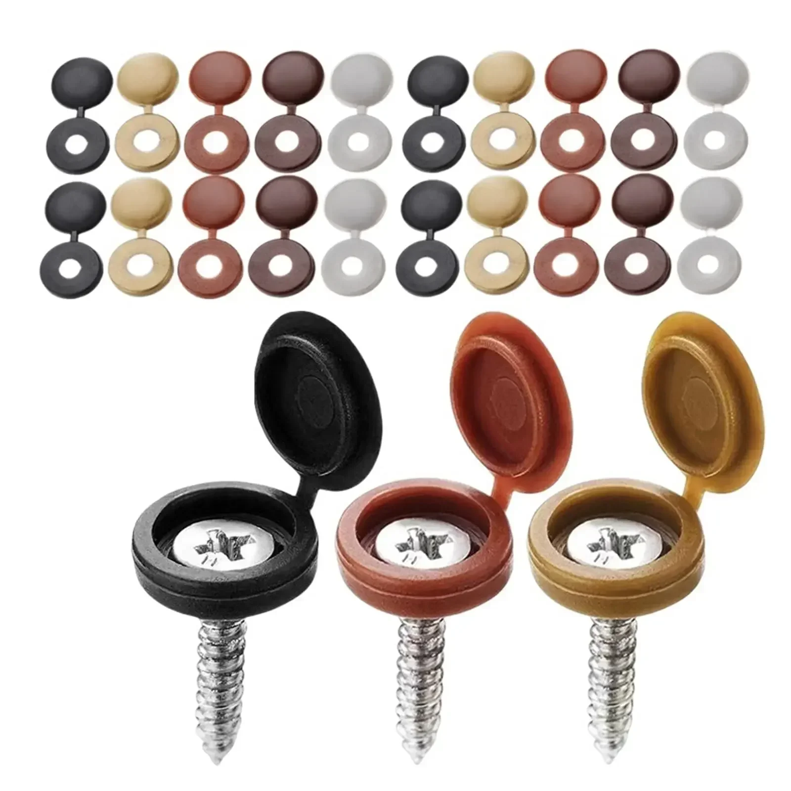 Tampa de parafuso de plástico  - Furniture Hardware Covers avaliação e preço