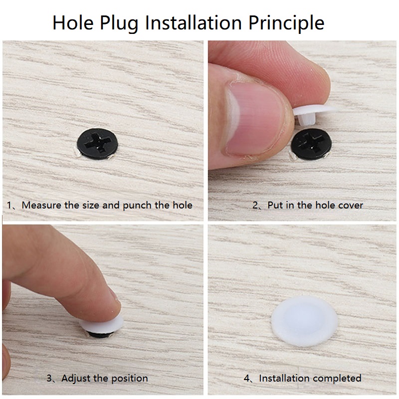 100/500/1000 peças de Capas Pr - Furniture Hardware Covers avaliação e preço