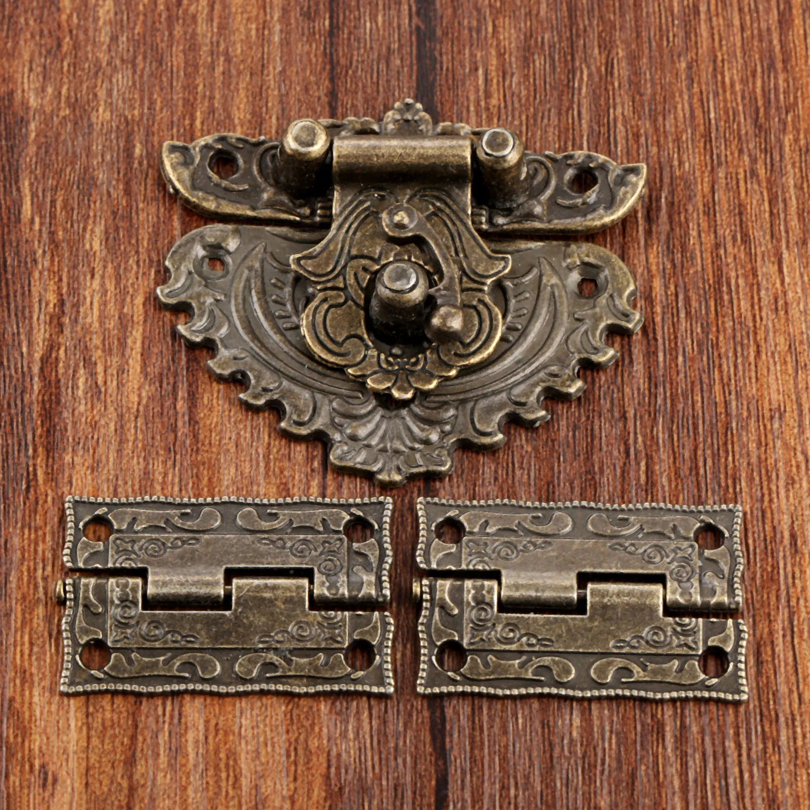 3 pçs/set antigo bronze cadead - Furniture Hardware Hinges avaliação e preço