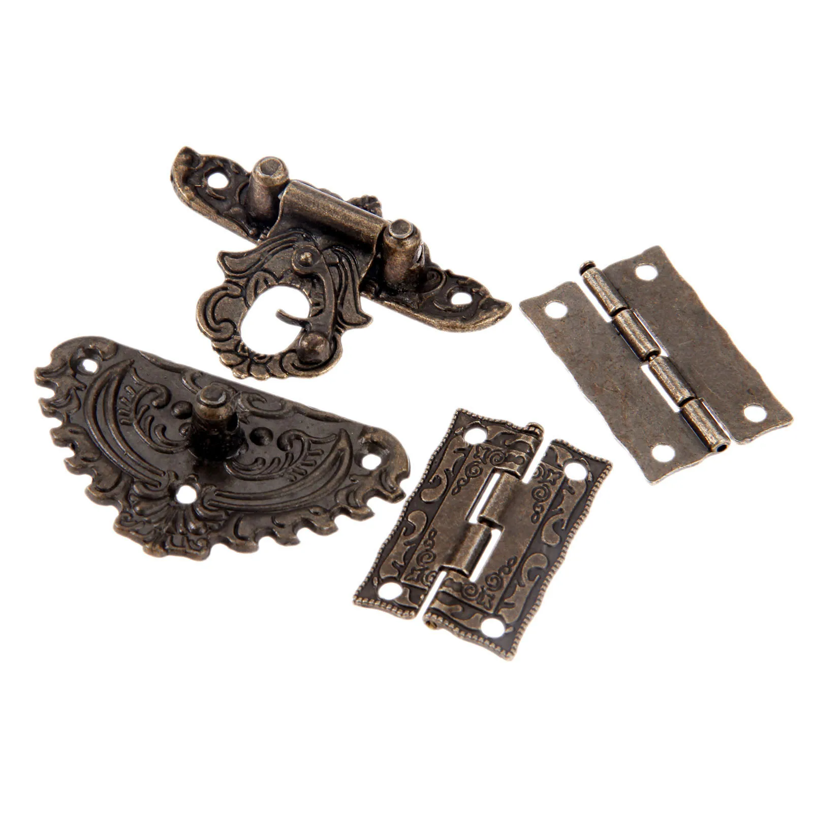 3 pçs/set antigo bronze cadead - Furniture Hardware Hinges avaliação e preço