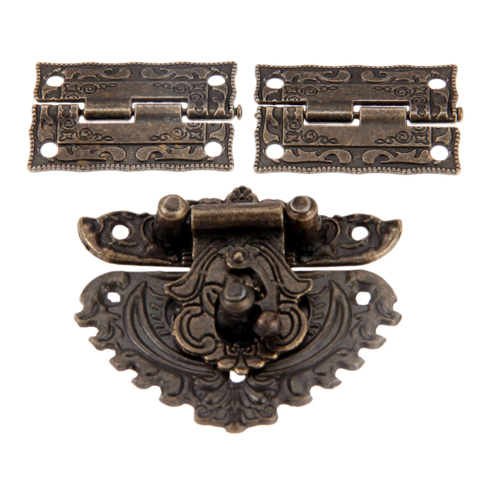 3 pçs/set antigo bronze cadead - Furniture Hardware Hinges avaliação e preço