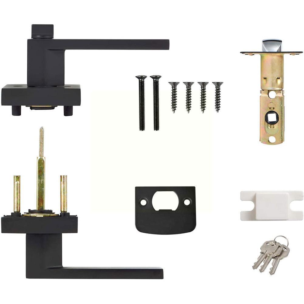 Maçaneta da porta preta, fecha - Door Handle Bar avaliação e preço