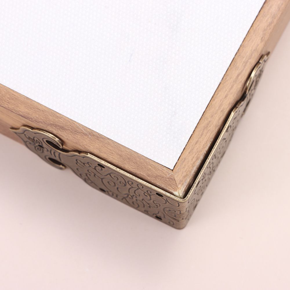 8 pçs metal antigo protetor de - Furniture Hardware Covers avaliação e preço