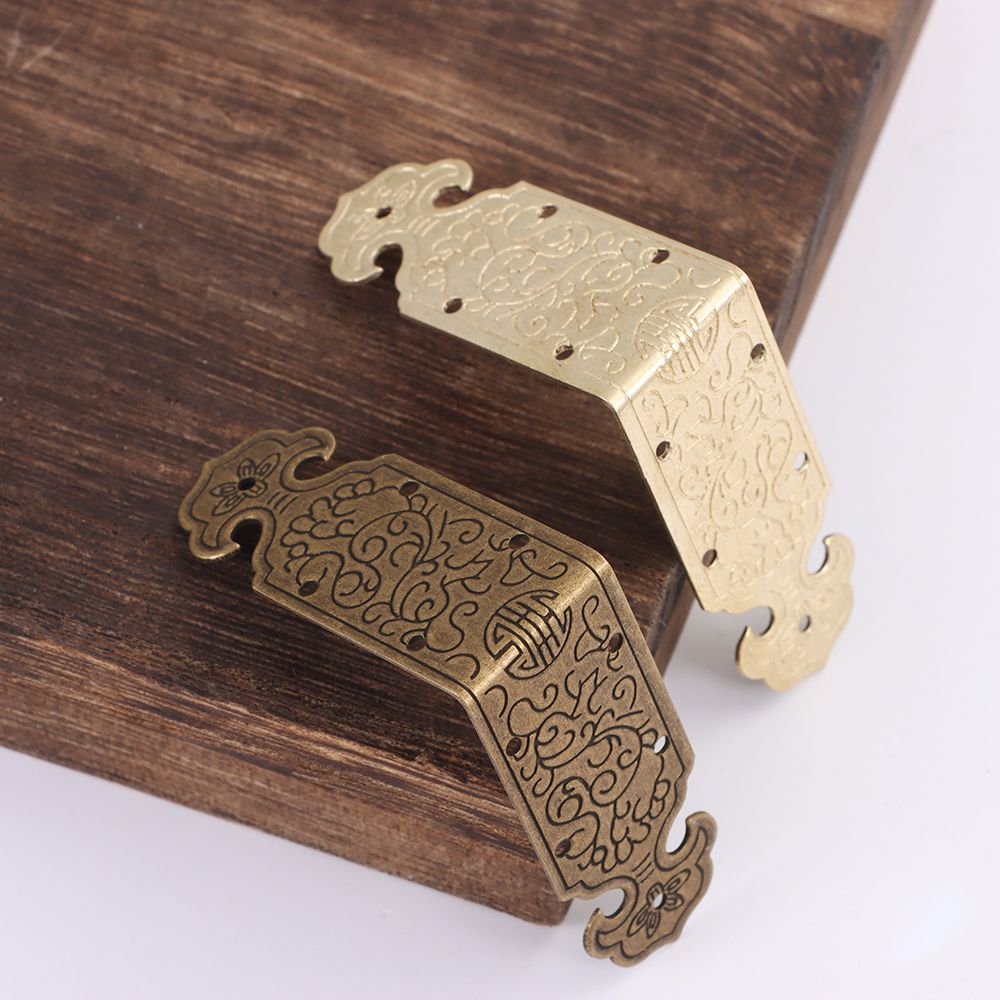 8 pçs metal antigo protetor de - Furniture Hardware Covers avaliação e preço
